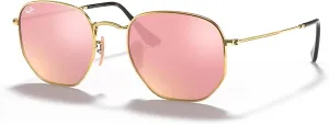 Ray-Ban RB3548N Hexagonal Sunglasses For Men For Women   Bundle with Designer iWear Kit
