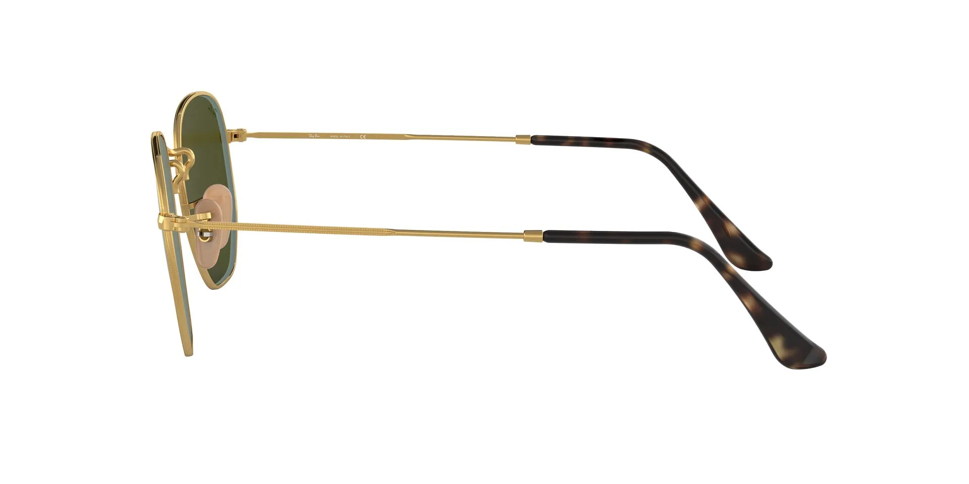 RB3548N Hexagonal Flat Lenses Gold/Silver XL