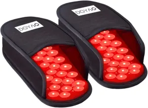 Red Light Therapy Device Slipper with 880nm Near Infrared LED for Foot Feet Toes Instep Pain Relief Fits for Men and Women (Two Pads Set