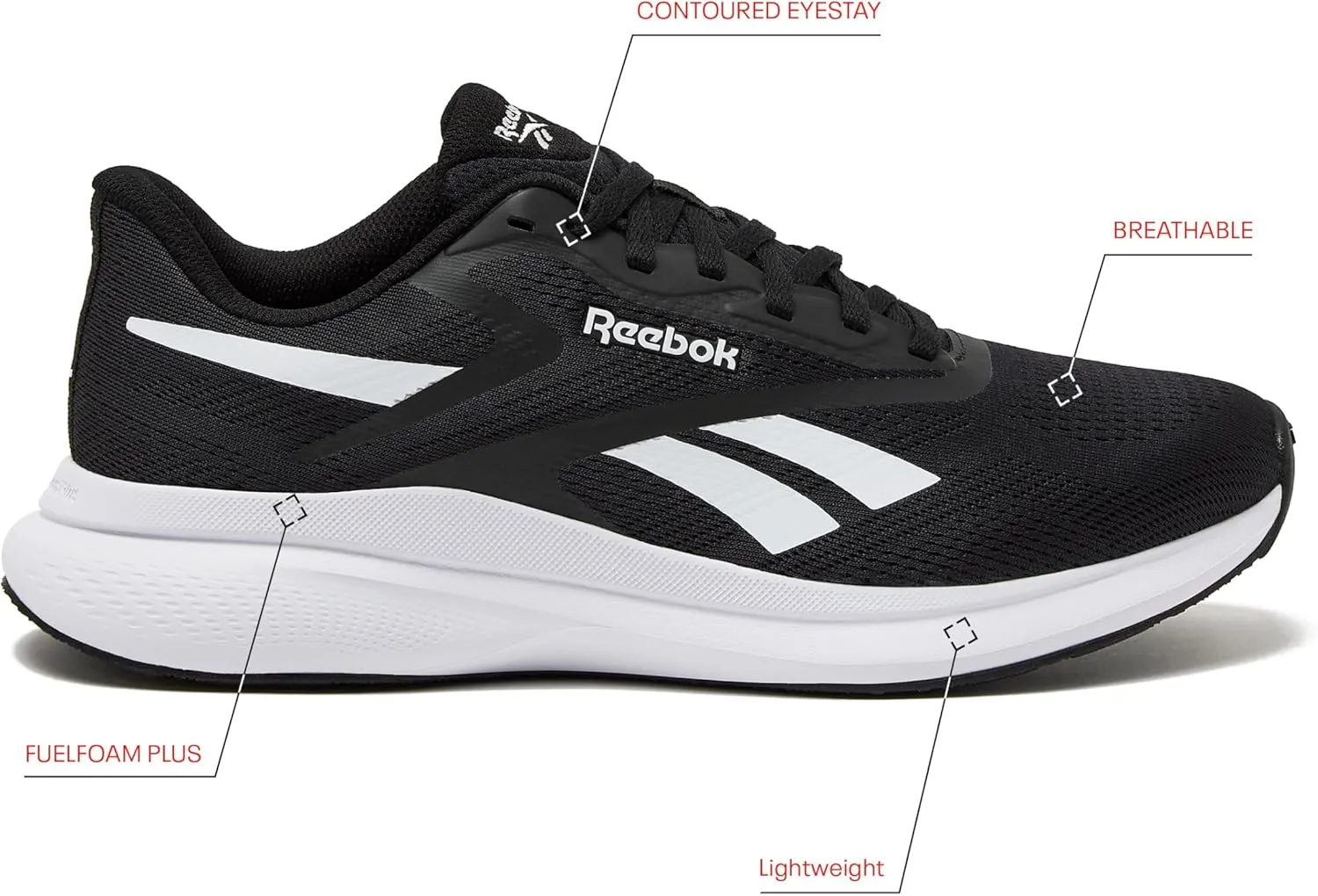 Reebok Energen Run 4 Running Shoes for Men, Lightweight Athletic Mens Sneakers Size 6.5 to 14