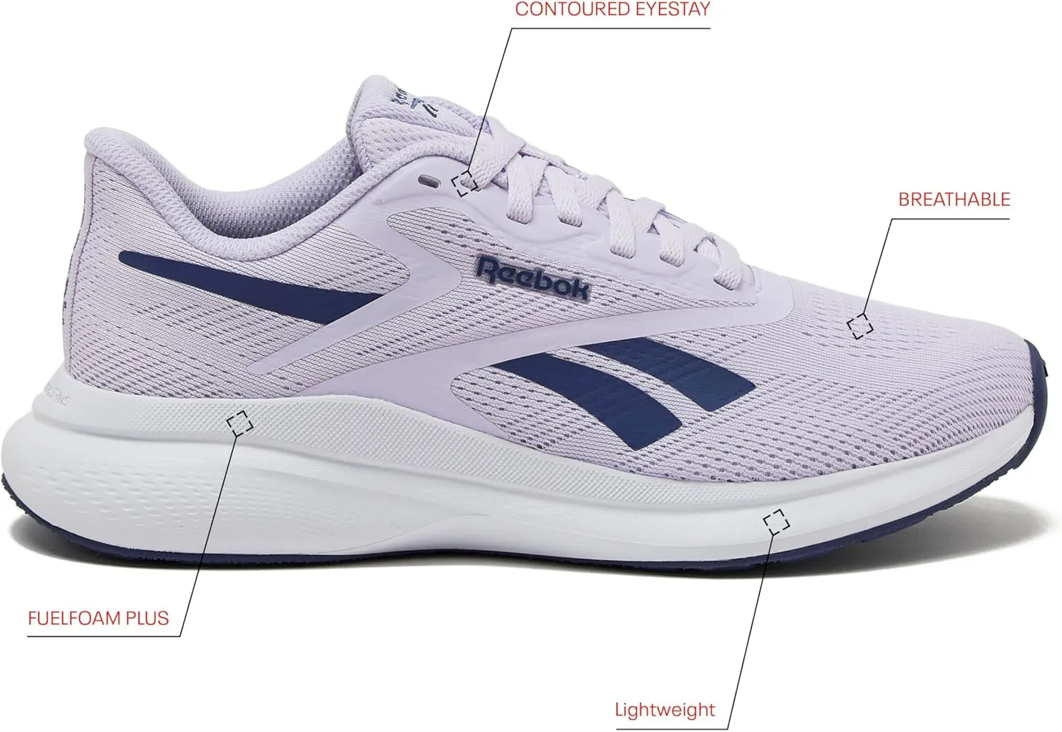Reebok Energen Run 4 Running Shoes for Women, Lightweight Athletic Womens Sneakers Size 5 to 12