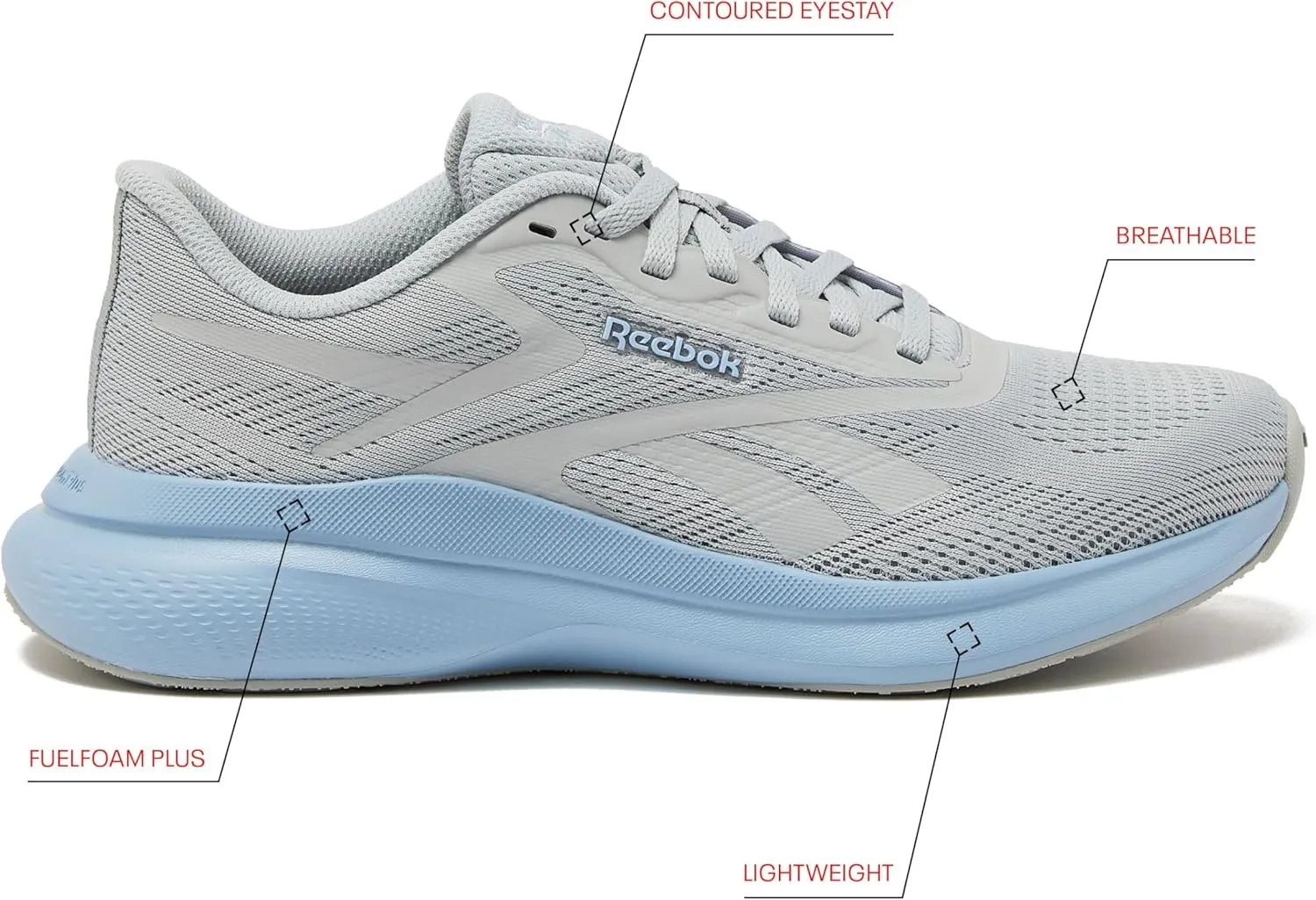 Reebok Energen Run 4 Running Shoes for Women, Lightweight Athletic Womens Sneakers Size 5 to 12