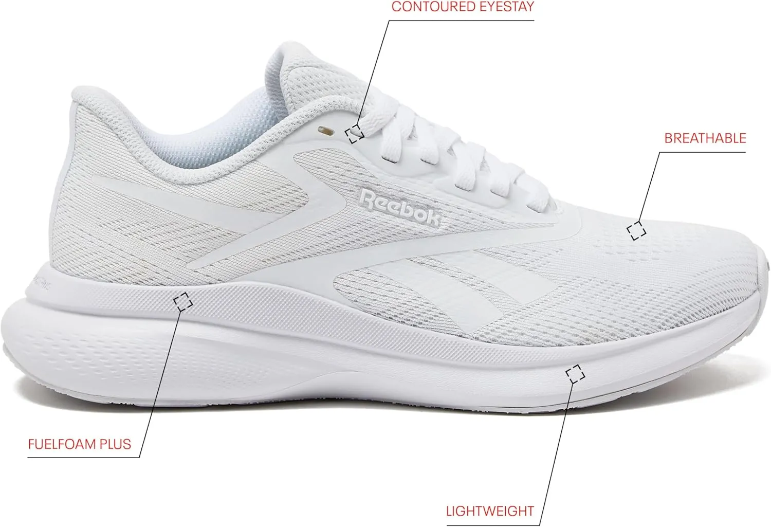 Reebok Energen Run 4 Running Shoes for Women, Lightweight Athletic Womens Sneakers Size 5 to 12
