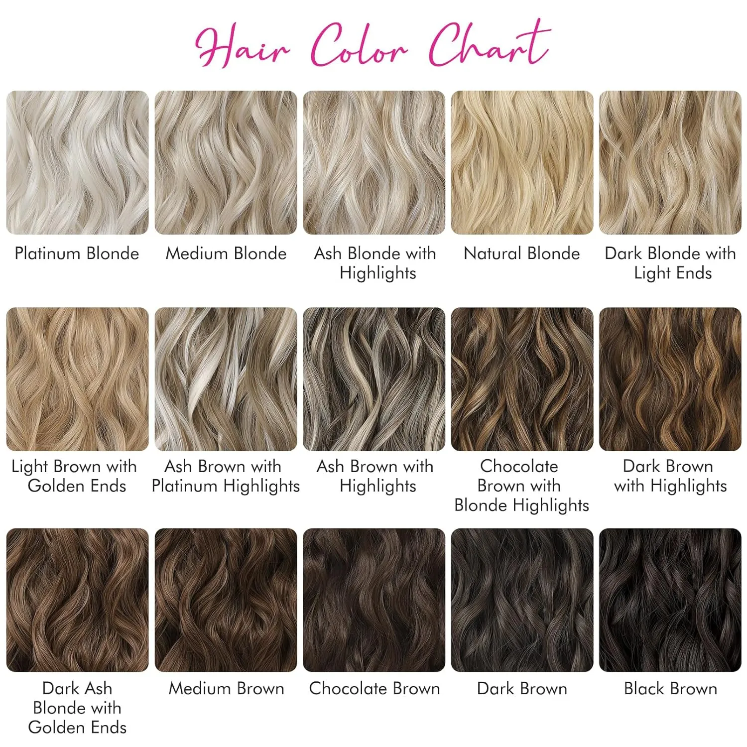 REECHO Clip in Hair Extensions, 4PCS 24" Thick Long Beach Waves hair extensions HE003 Invisible Lace Weft Natural Soft Hairpieces for Women – Ash Brown with Platinum Highlights