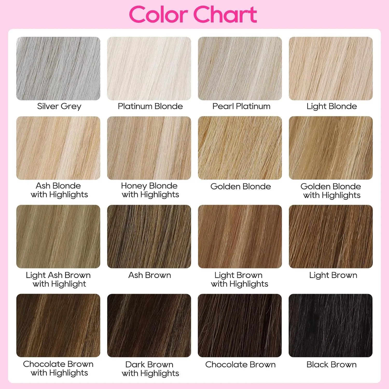 REECHO Invisible Wire Hair Extensions with Thinner Softer Lace Weft 12" Short Straight Clips in Secret Hairpiece for Women 12 Inch (Pack of 1) - Ash Blonde with Highlights