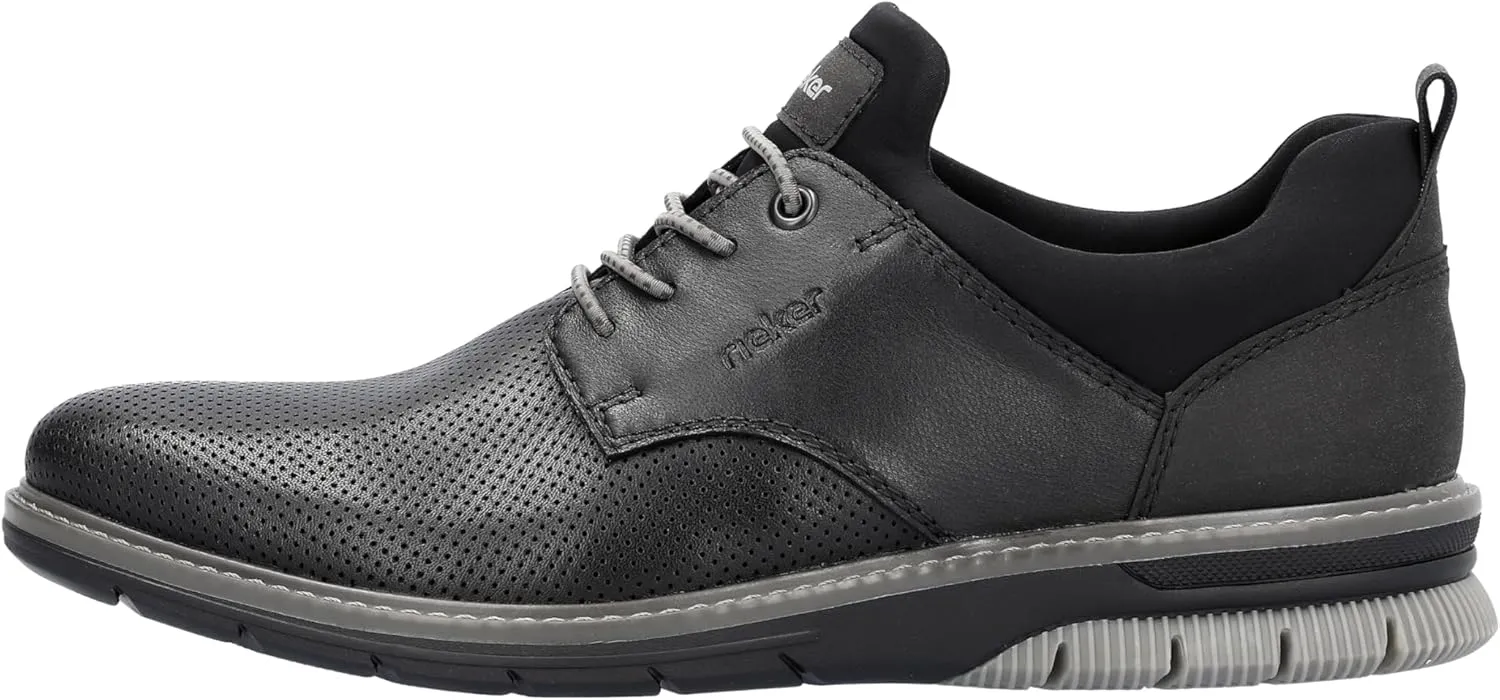 Rieker Men's Derby Lace-up Oxford Flat