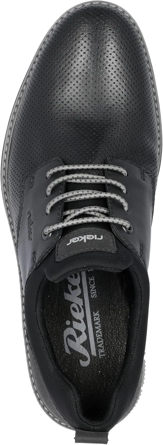 Rieker Men's Derby Lace-up Oxford Flat