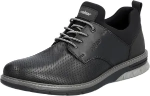 Rieker Men's Derby Lace-up Oxford Flat