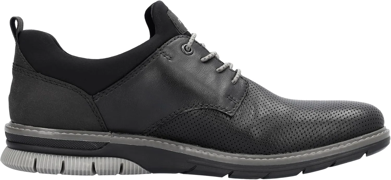 Rieker Men's Derby Lace-up Oxford Flat