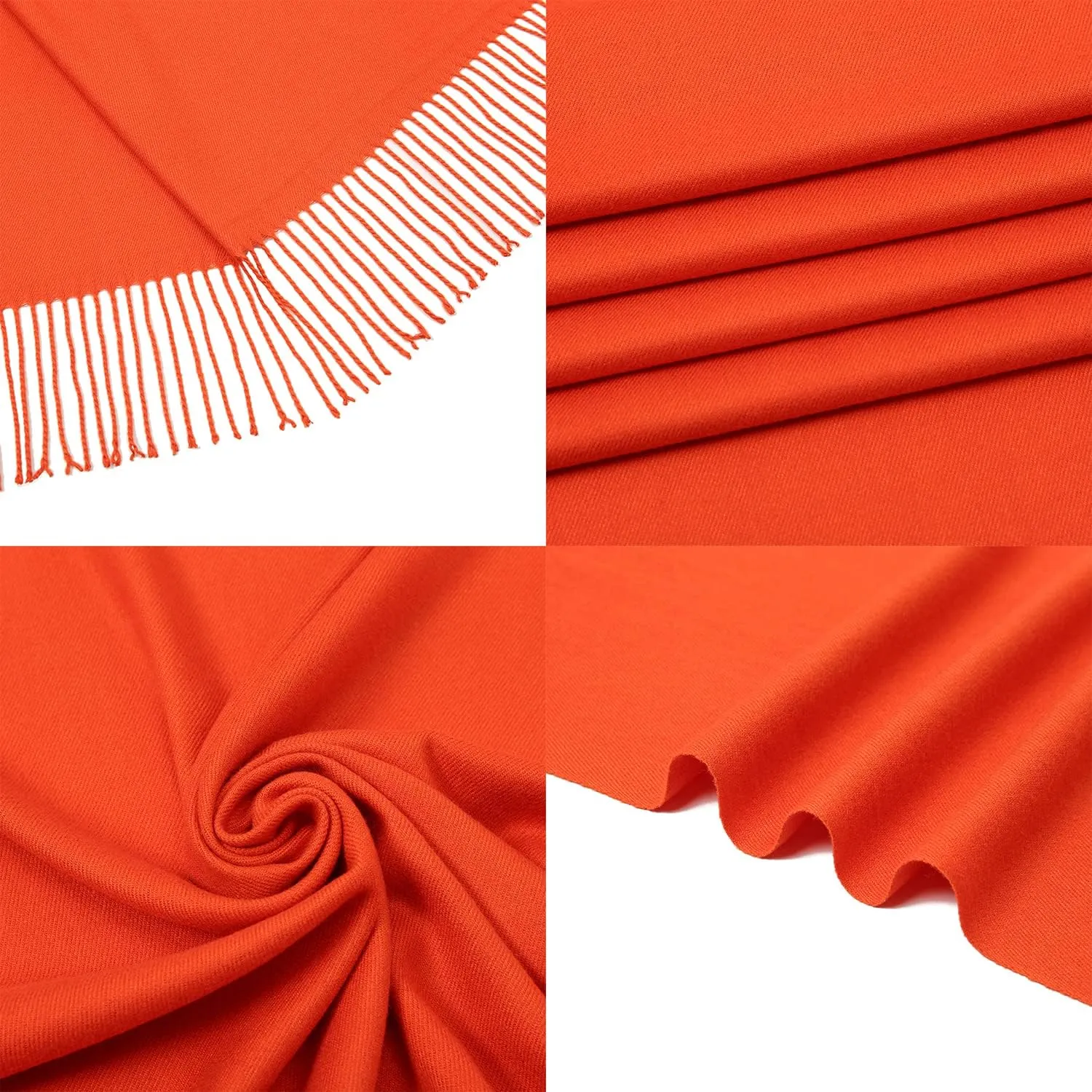 RIIQIICHY Women's Scarf Pashmina Shawls and Wraps for Evening Dress Bridesmaid Wedding Bridal Winter Warm Long Large Scarves