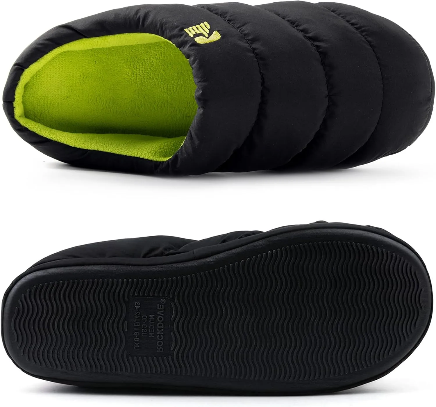 RockDove Men's Campground Memory Foam Down Slipper