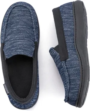 RockDove Men's Tweed Memory Foam Moc Slipper