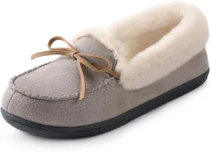 RockDove Women's Caroline Glittered Moccasin Slipper