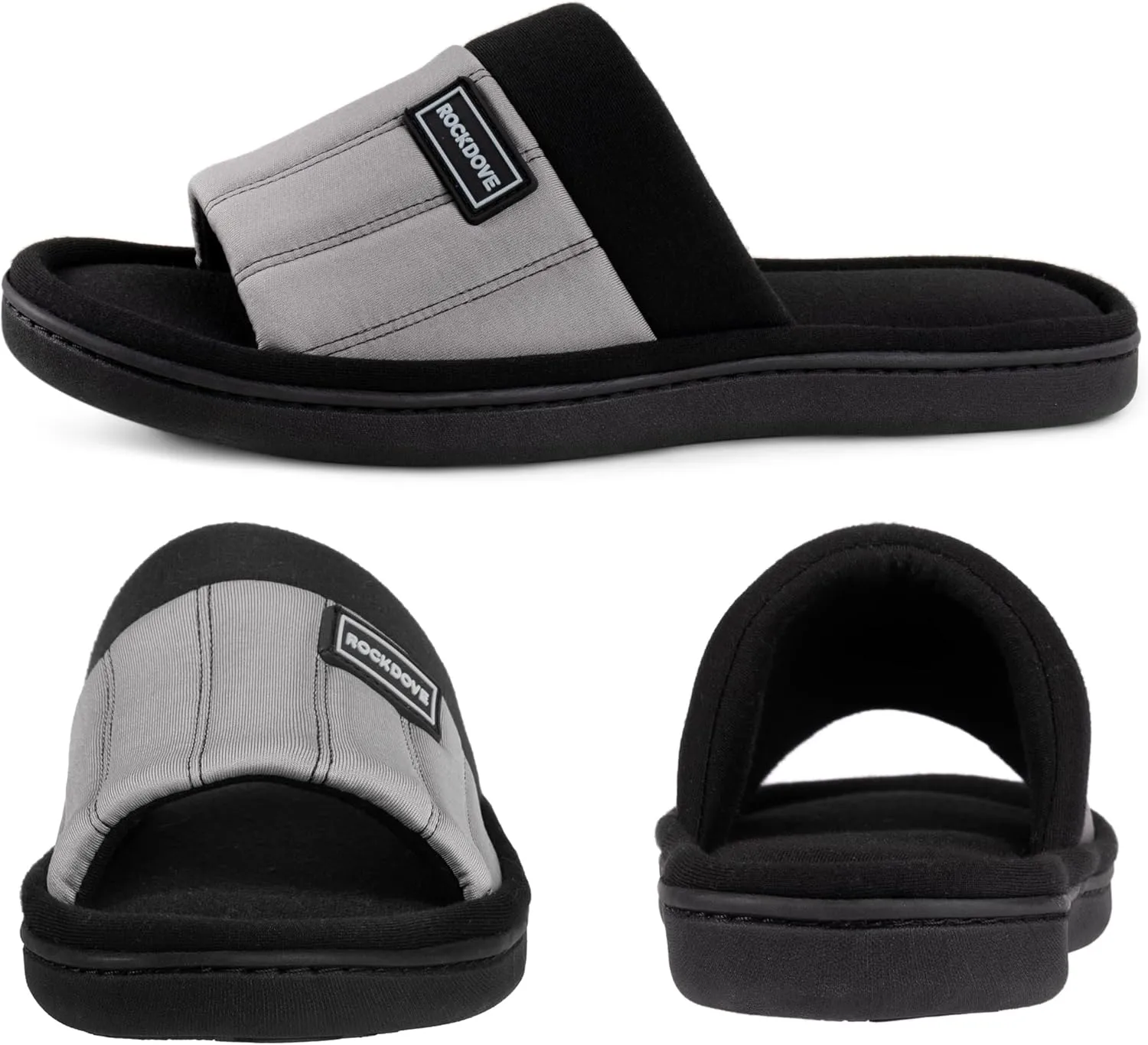 RockDove Women's Cassidy Two-Tone Memory Foam Slide Slipper