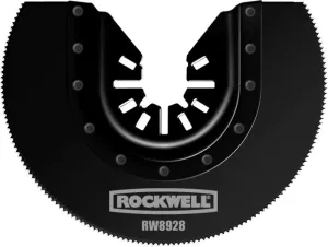 Rockwell RW8928 3-1/8-Inch Sonicrafter Oscillating Multitool HSS Semicircle Saw Blade with Universal Fit System