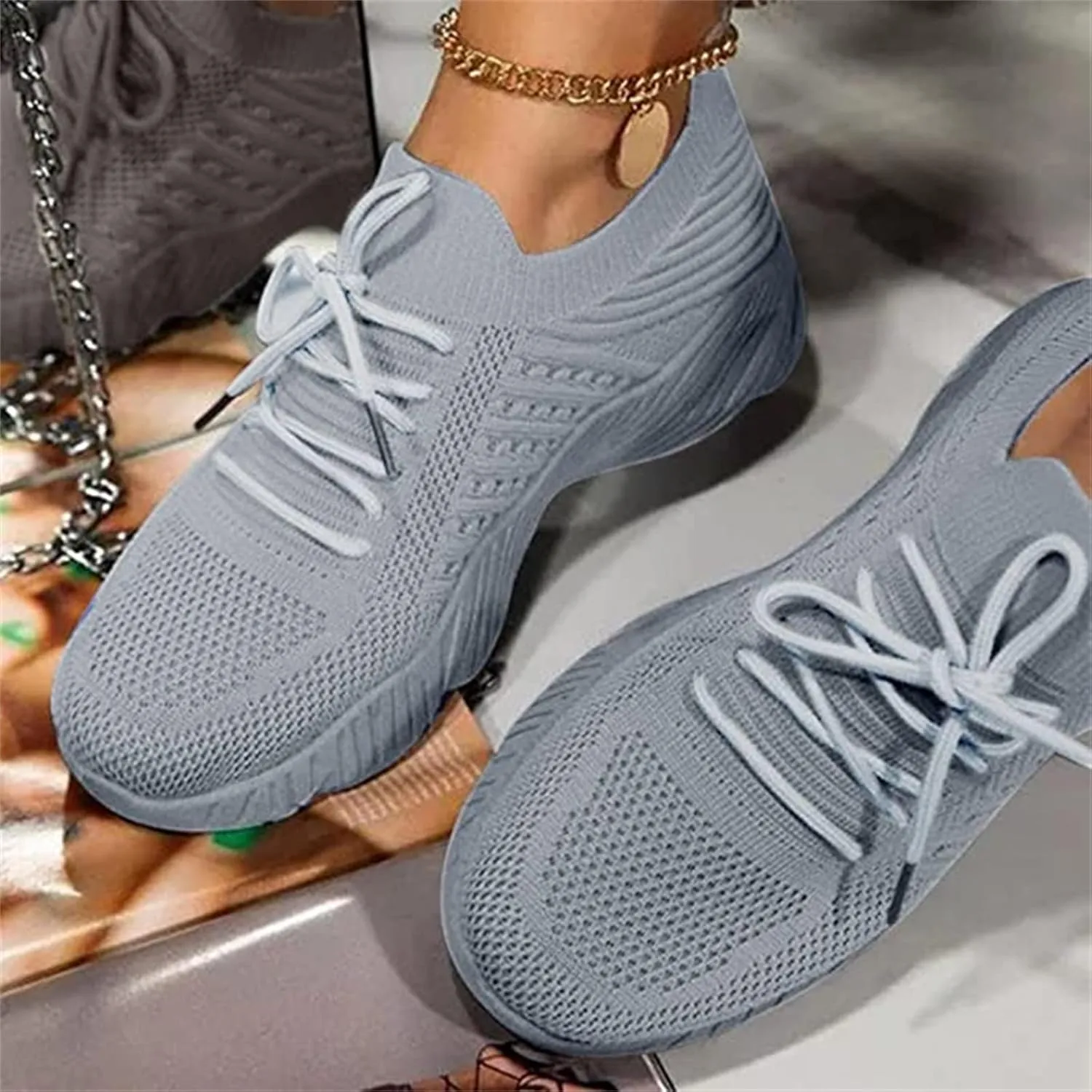 Running Shoes For Women Arch Support Walking Tennis Shoes Slip On Memory Foam Lightweight Non Slip Athletic Sneakers