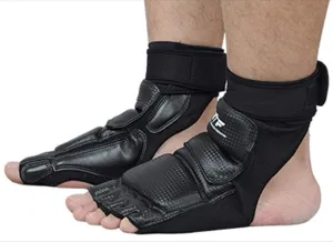 Runspeed Taekwondo Foot Protector Gear Training Martial Arts Fight Boxing Punch Bag Sparring Muay Thai Kung Fu Tae Kwon Do TKD Feet Support for Men Women Kids