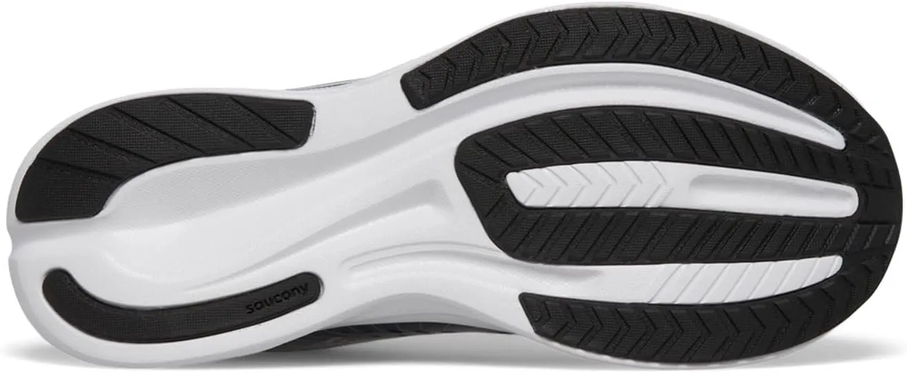 Saucony Ride Kidz Sneaker, Navy/Silver, 4 US Unisex Big Kid