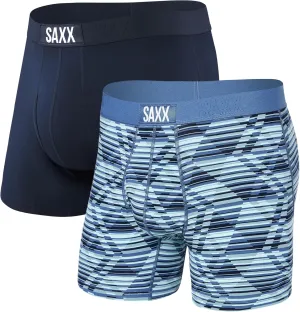 SAXX Underwear Co. Men's Underwear with Pouch Ultra Super Soft Boxer Brief Fly 2Pk