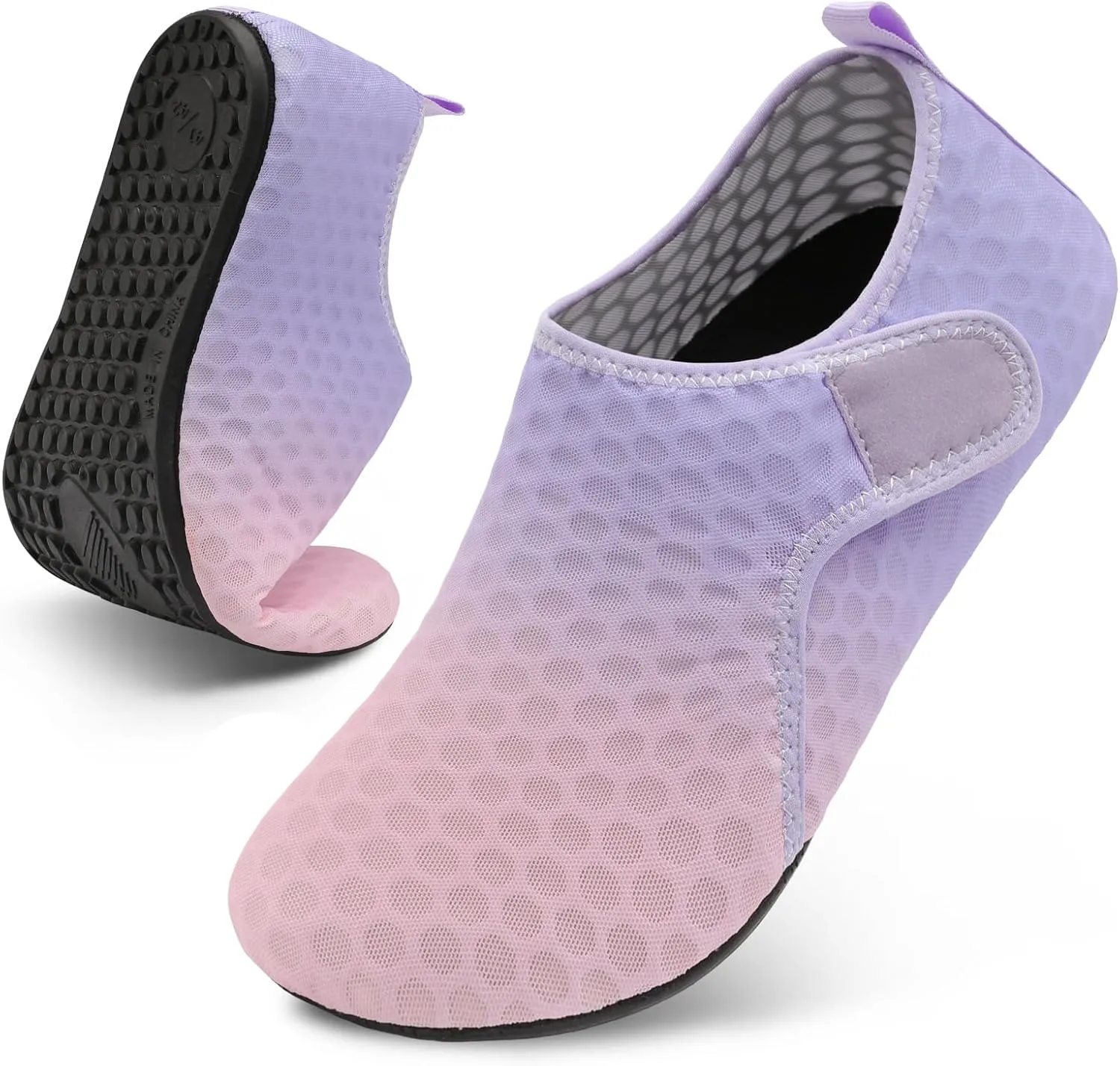 Scurtain Barefoot Water Shoes for Women Men Beach Swim Aqua Socks Summer Quick-Dry Sandals Slippers
