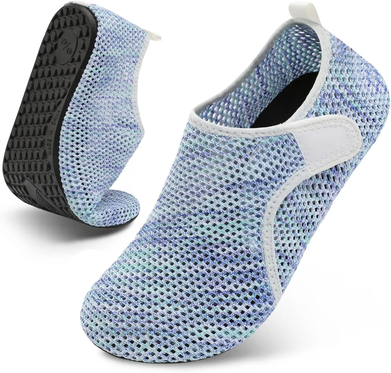 Scurtain Barefoot Water Shoes for Women Men Beach Swim Aqua Socks Summer Quick-Dry Sandals Slippers