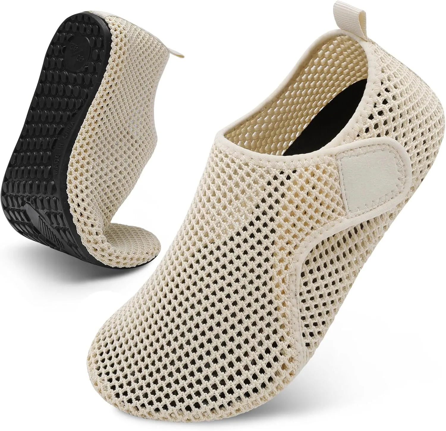 Scurtain Barefoot Water Shoes for Women Men Beach Swim Aqua Socks Summer Quick-Dry Sandals Slippers