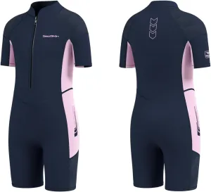 Seaskin Kids Wetsuit for Boys Girls Toddler, 2mm Front Zip Thermal Swimsuits Shorty Diving Suits