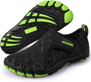 SEEKWAY Barefoot Water Shoes for Kids - Wide Toe Box and Quick-Dry Sand Shoes Toddler for Hiking Swim Beach Pool Kayak Sport Accessories, Camping Essentials Non-Slip for Boys Girls Sizes