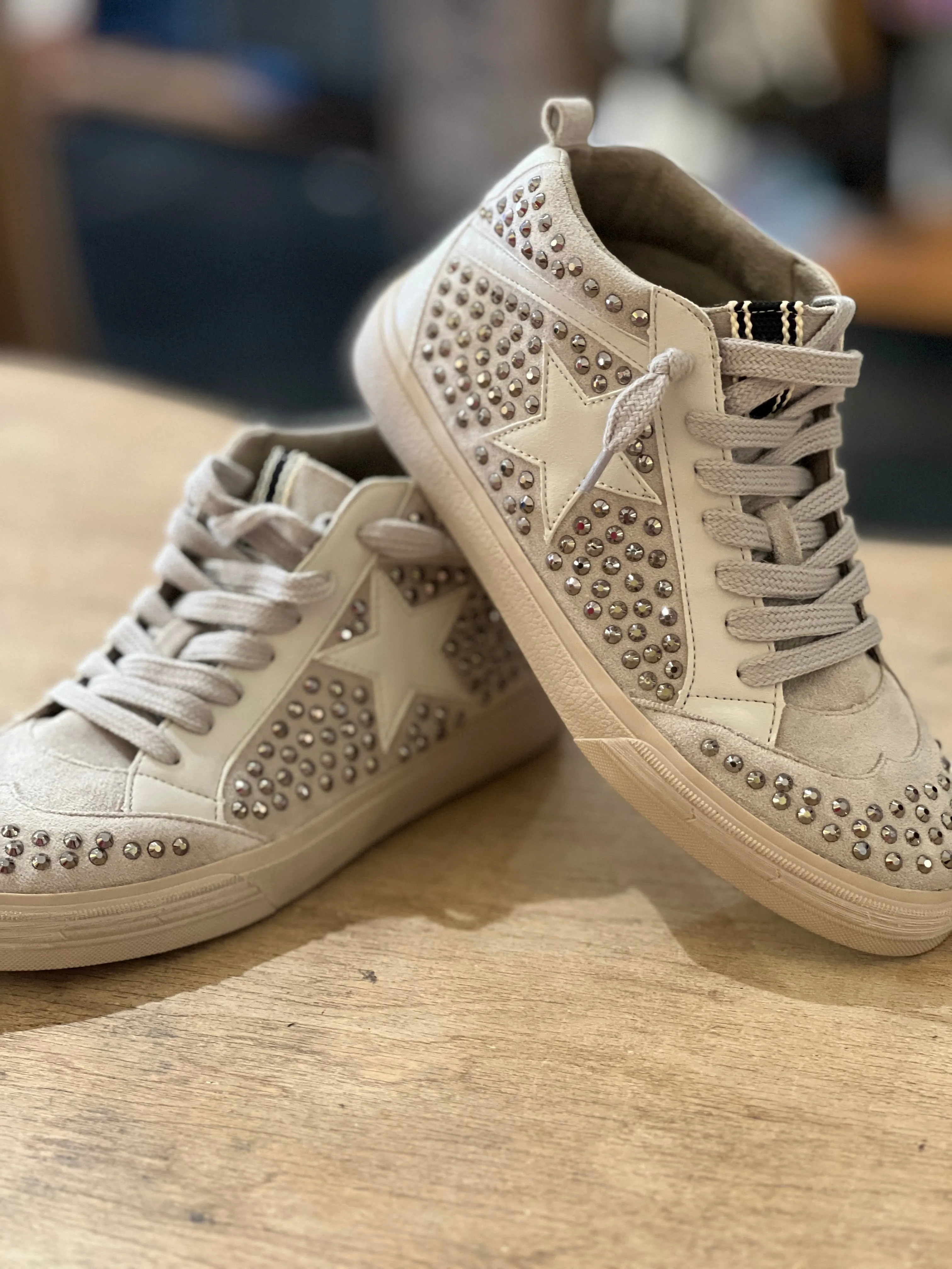SEVERINE SILVER SNEAKERS