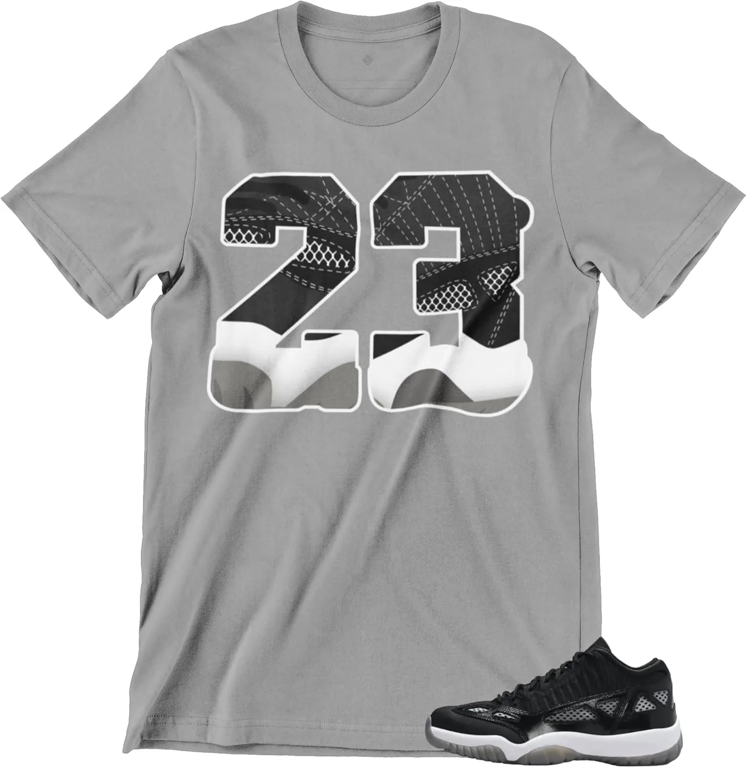 Shirt to Match Jordan 11 IE Black & White Men's Graphic Tee