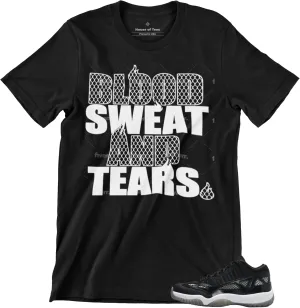 Shirt to Match Jordan 11 IE Black & White Men's Graphic Tee