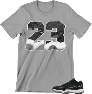 Shirt to Match Jordan 11 IE Black & White Men's Graphic Tee