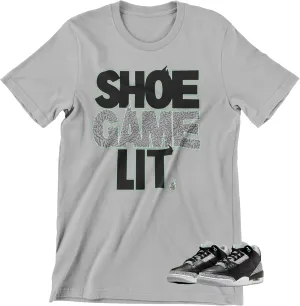 Shirt to Match Jordan 3 Green Glow Sneakers, Men's Graphic Tee.