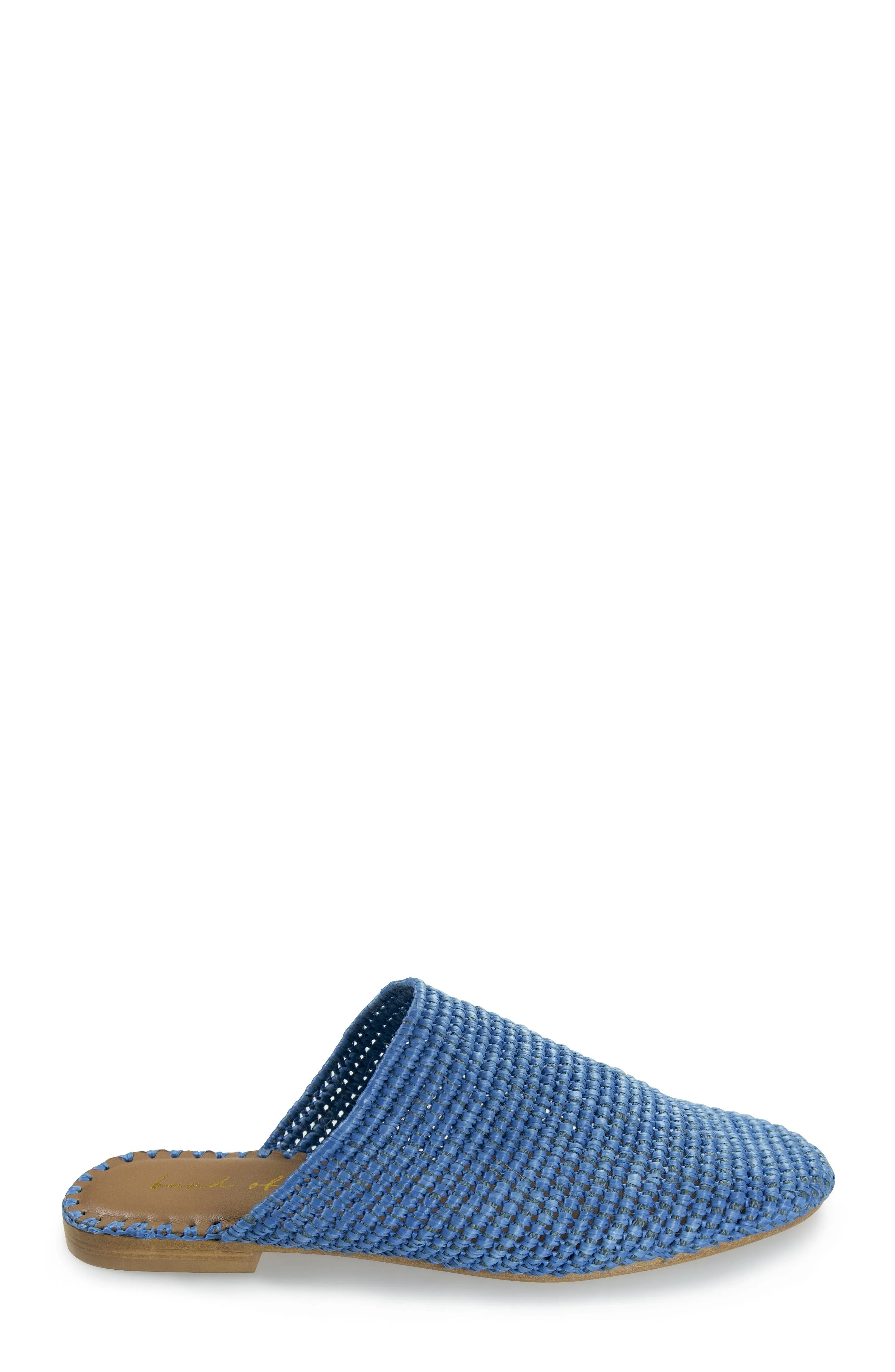 Skate Dusty Blue Raffia Mule