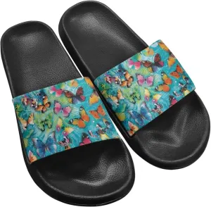 Slides for Women - Soft, Comfy, Relax Slippers, Non-slip Slides Womens, Easy to Clean, Shower, Swimming, Beach, Indoor and Outdoor Slides for Women
