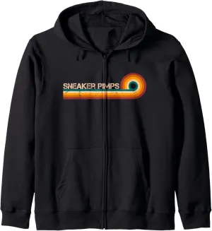 Sneaker Pimps Retro Stripes Musician Vintage Zip Hoodie