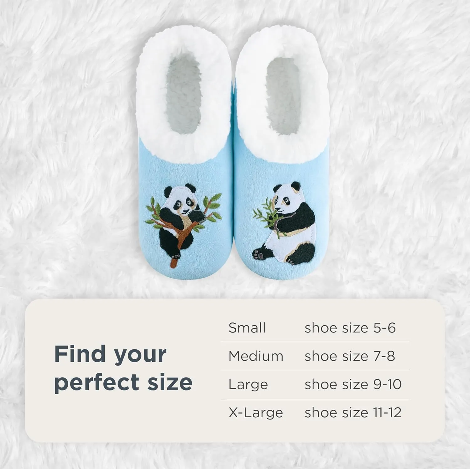 Snoozies Pairable Slipper Socks - Slippers for Women, Non-Slip Fuzzy Slipper Socks