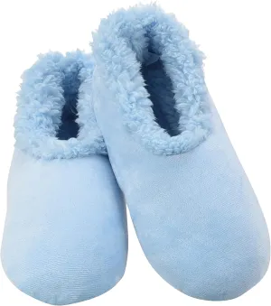 Snoozies Sherpa-Lined Slipper Socks for Women - Fuzzy, Cute, and Cozy Slippers for Women with Non-Slip Sole - Washable House Slippers