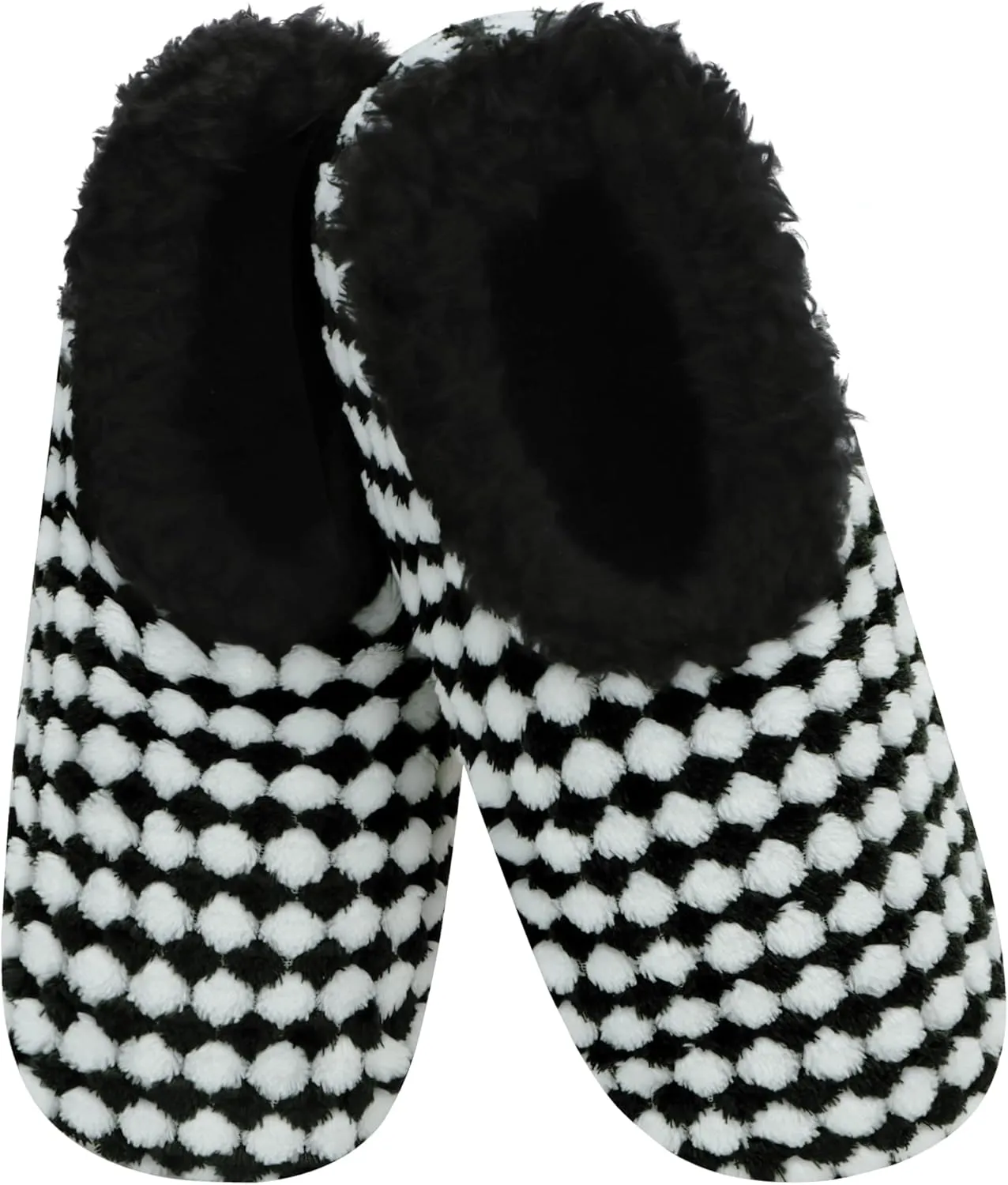 Snoozies Slipper Socks for Women Indoor, Cozy Sherpa-Lined Womens Slippers Non-Skid, Ladies Gifts