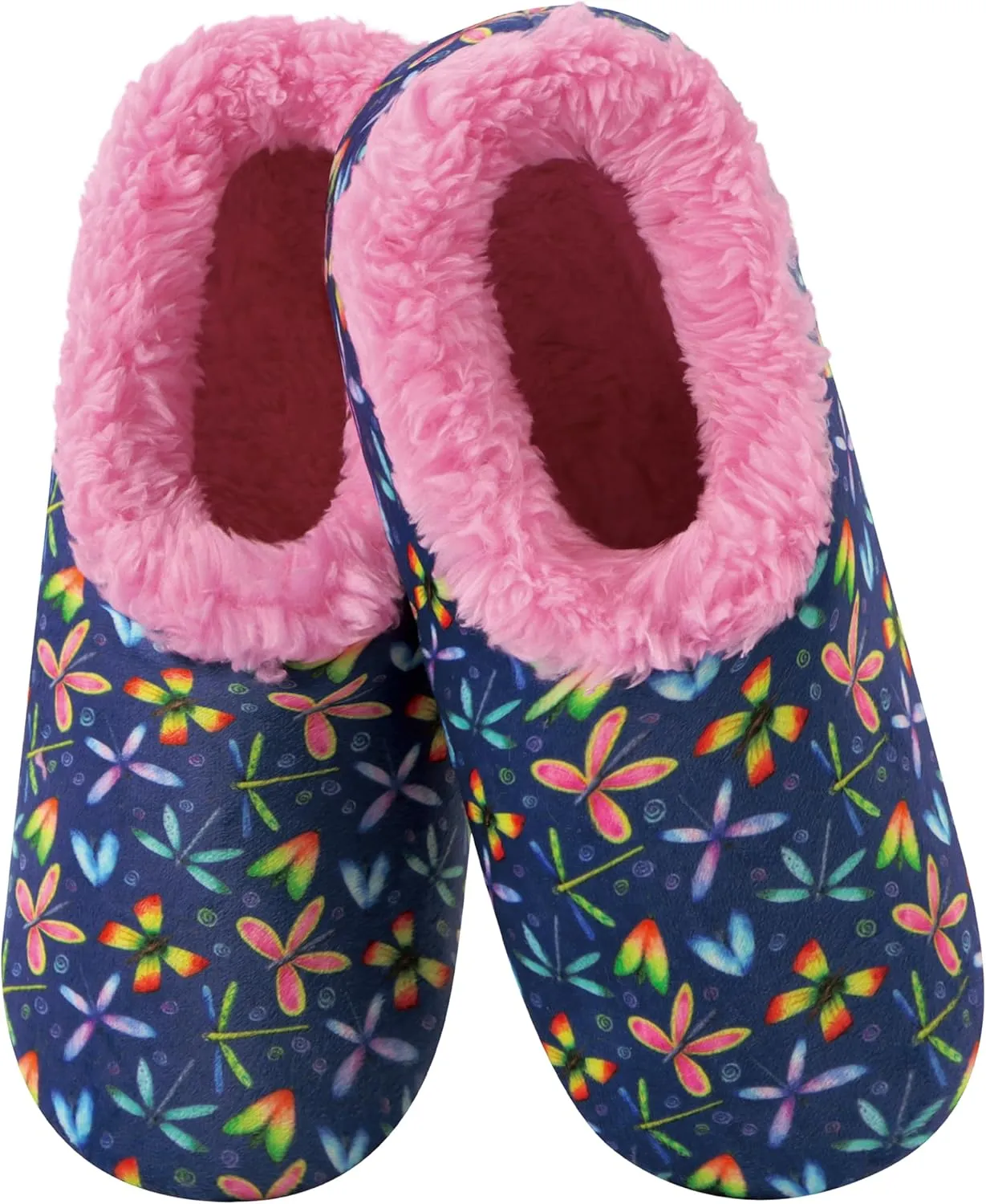 Snoozies Slipper Socks for Women Indoor, Cozy Sherpa-Lined Womens Slippers Non-Skid, Ladies Gifts