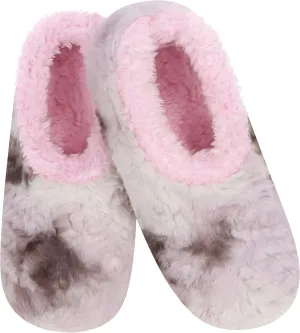 Snoozies Slipper Socks for Women Indoor, Cozy Sherpa-Lined Womens Slippers Non-Skid, Ladies Gifts