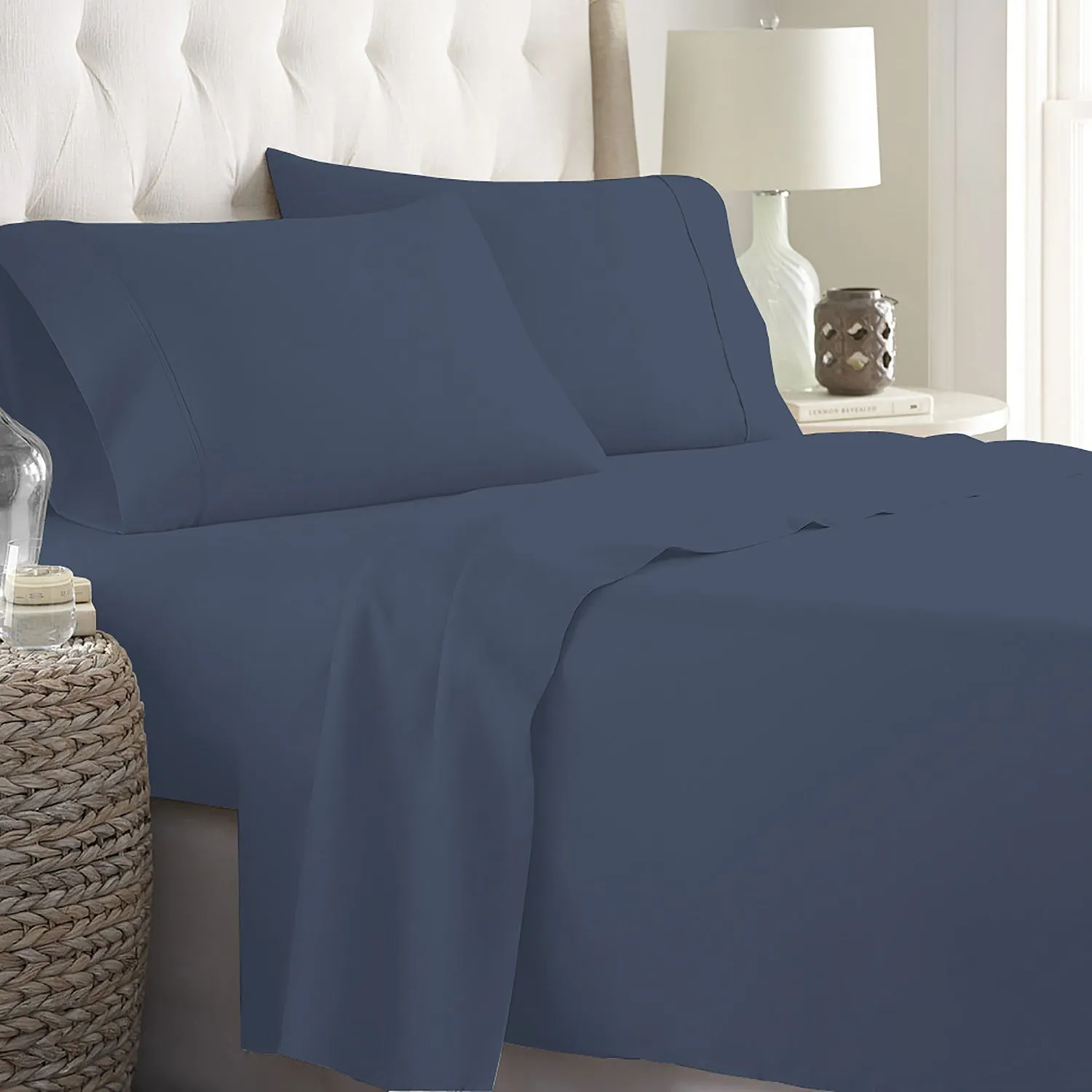Soft Home 1800 Series Solid Microfiber Ultra Soft Sheet Set