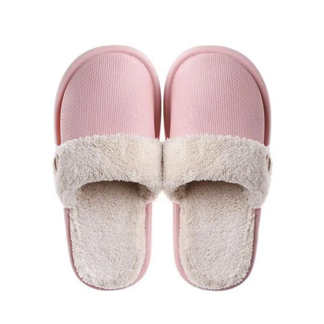 Soft Warm Flat Slippers