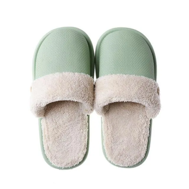 Soft Warm Flat Slippers