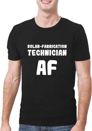 Solar-Fabrication Technician AF - A Soft & Comfortable Men's T-Shirt, Black, Small