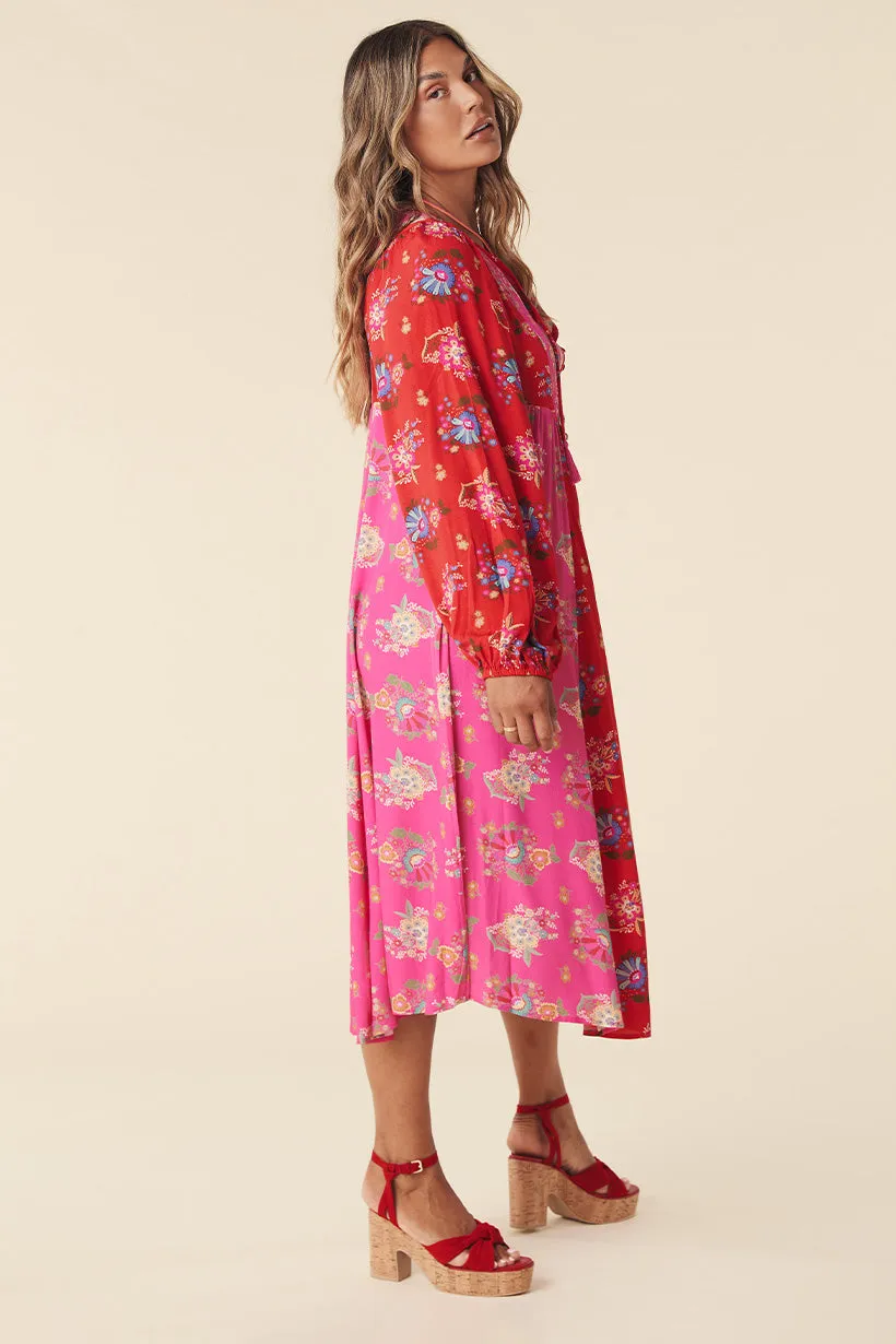 Solstice Boho Midi Dress