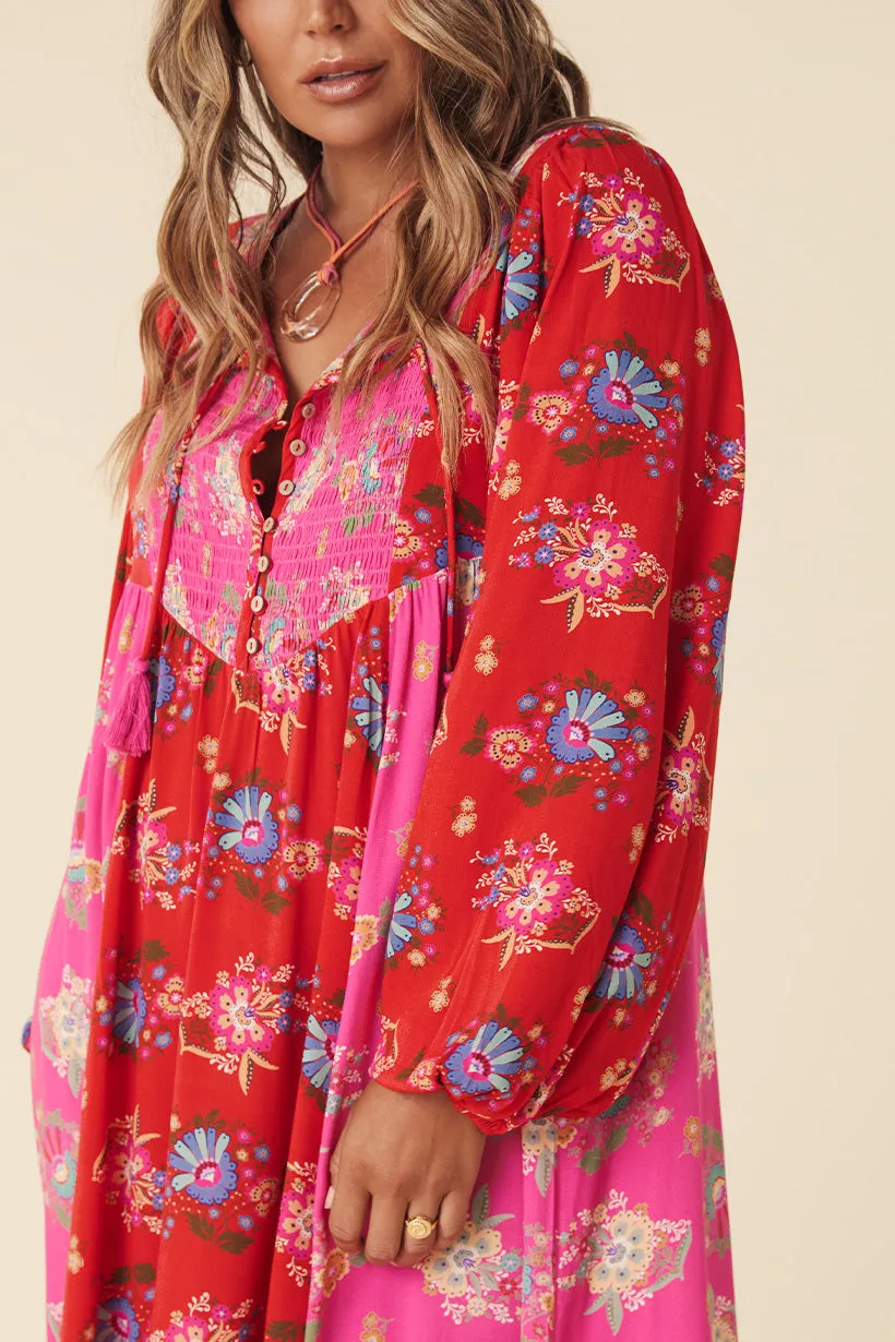 Solstice Boho Midi Dress