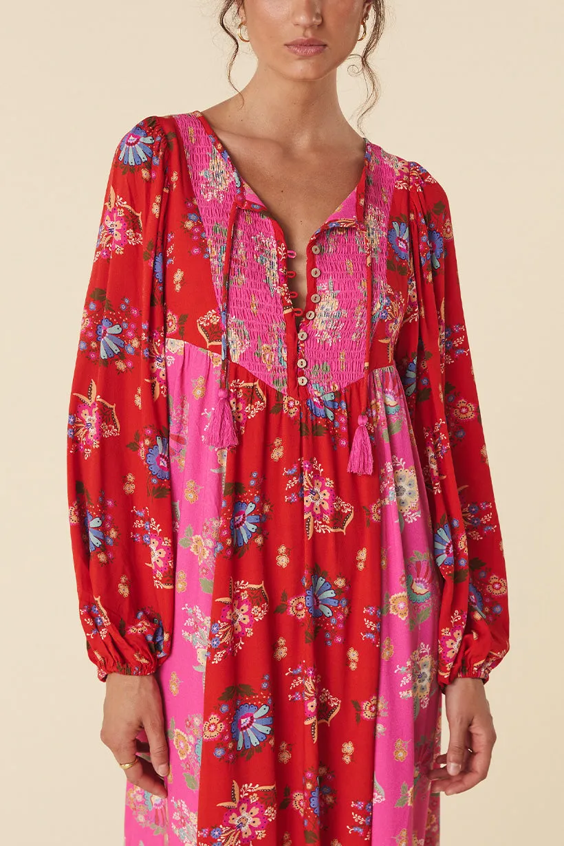 Solstice Boho Midi Dress