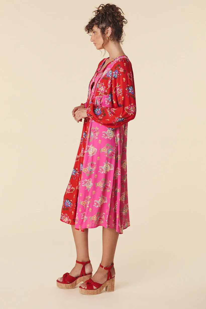 Solstice Boho Midi Dress