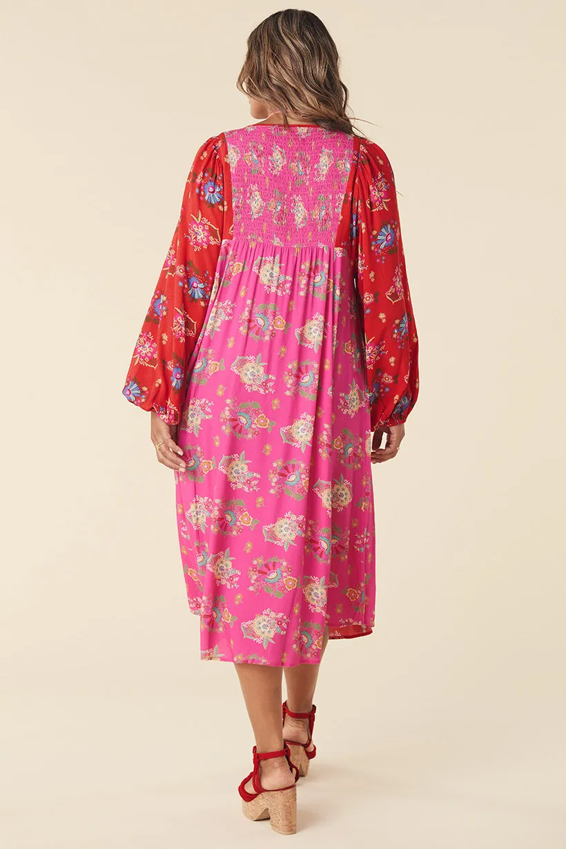 Solstice Boho Midi Dress